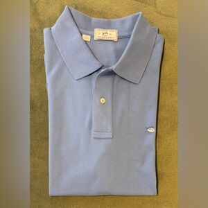 Southern Tide The Skipjack Polo, Men's Blue Polo Shirt. Size: L (5146)